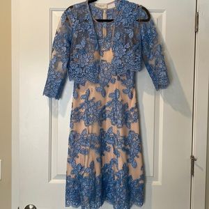 BHLDN formal, mid length dress, size 2